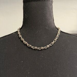 Vintage Premier Designs Silver Tone Necklace